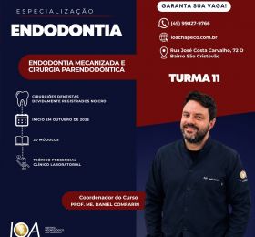 Endodontia com ênfase em Endodontia Mecanizada e Cirurgia Parendodôntica